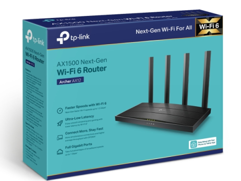 TP-Link Archer AX12 (AX1500 Wi-Fi 6 Router