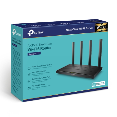 TP-Link Archer AX12 (AX1500 Wi-Fi 6 Router